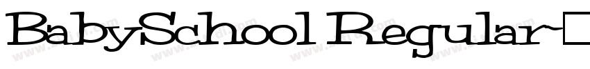 BabySchool Regular字体转换